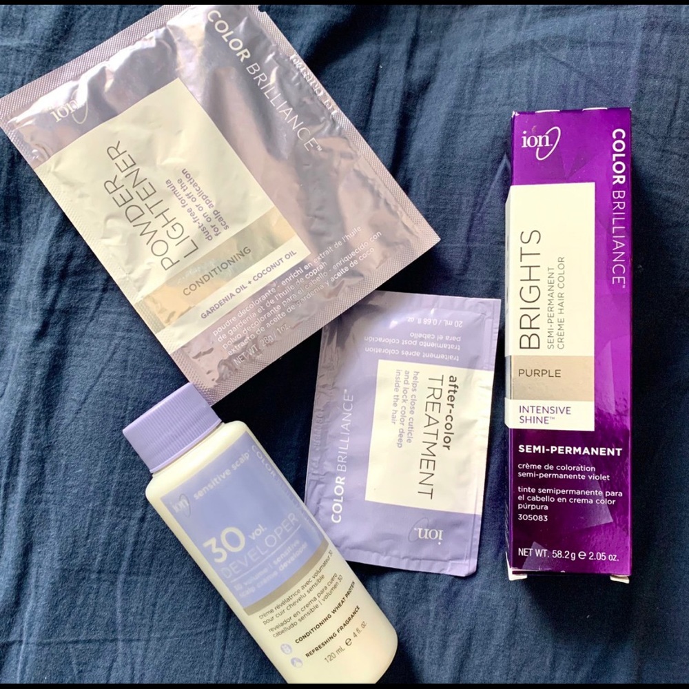 ION Purple Hair Dye & Treatment